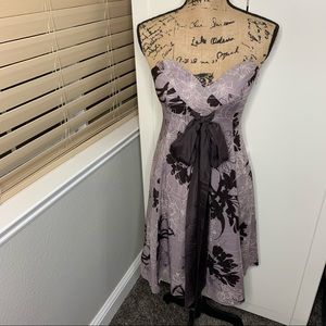 Anthropologie Moulinette Soeurs Strapless Floral Midi Dress